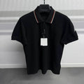 Plain Men's 100% Cotton Woven T-Shirt Short Sleeve V-neck Casual Breathable Eco-Friendly Dot Anti-UV OEM ODM Custom Logo Front