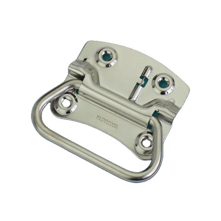 SK4-022-3S Heavy Duty Cabinet Folding Handle with Spring Industrial Equipment Pull Handle Rust-Proof Design