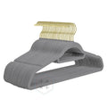 43.5 CM Clothes Hanger Shop Clothing Pisplay Plastic Multifunction ABS Non-slip Flocked Velvet Hanger