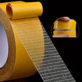 20M Single Sided Hot Melt Yellow High Viscosity Grid Fiber Adhesive Mesh Tape