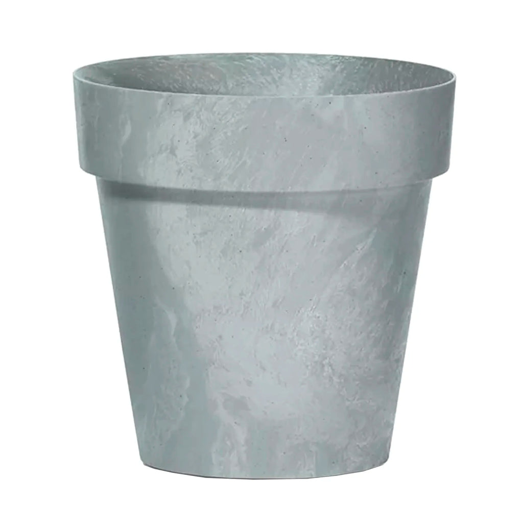 CUBE BETON EFFECT 1.2L. flower pot dimensions (mm) 140x140x124 concrete color