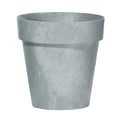 CUBE BETON EFFECT 1.2L. flower pot dimensions (mm) 140x140x124 concrete color