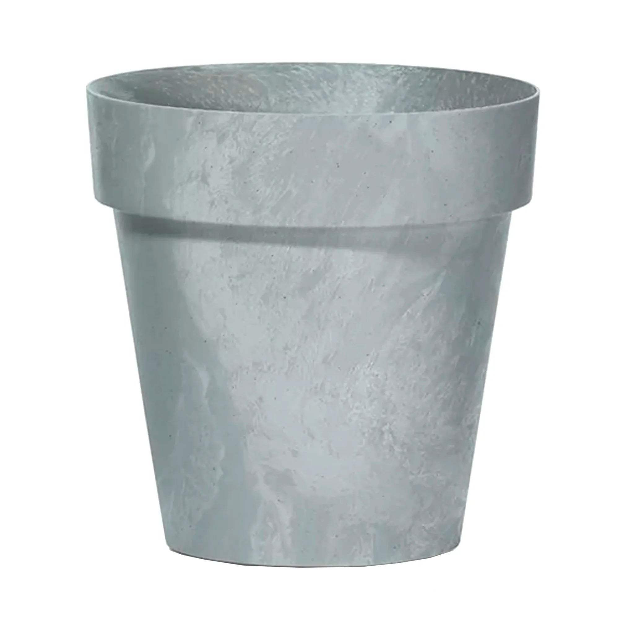 CUBE BETON EFFECT 1.2L. flower pot dimensions (mm) 140x140x124 concrete color
