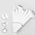 Bikini Trimmer for Women 7 in 1 Electric Razor Hair Trimmer for Face Nose Eyebrow Legs Arm Armpit Bikini Waterproof