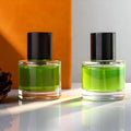 New Minimalist 30ml Cylindrical Glass Eau De Parfum Bottles with Durable Black ABS Caps