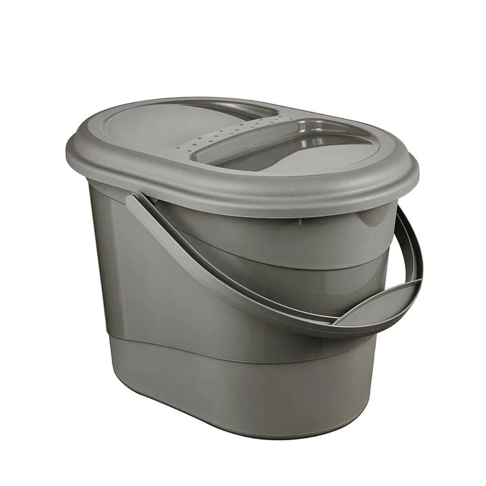 Trash can 37 x 29.5 x 27.5 eco grey