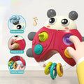 Montessori Sensory Development Early Learning Educational Musical Light up Ladybug Toy Baby Rattles