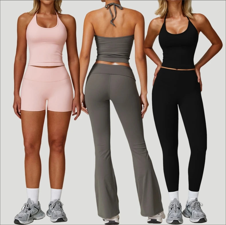 HONFIT Plus Size Outdoor Running Suit for Women Breathable Quick Dry Sports Yoga Sets Spandex Nylon Gym Fitness Women's Sets