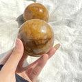 Wholesale Golden Healer Ball Crystal Sphere for Home Decor Unique Holiday Gifts