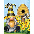 5D Gnome Diamond Painting Kits Cartoon Style Animal Gem Art for Adults & Kids Bee Wall Decor for Home