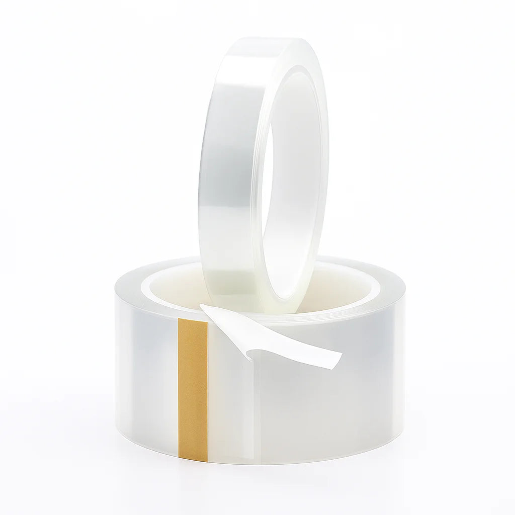 High Temperature Transparent PET Pressure Sensitive Adhesive Tape Heat Resistant Insulation Waterproof Die Cut Soft Custom Size
