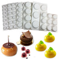 White Silicone Chocolate Molds  DIY 3D Baking Pudding Dessert Mold for  Dessert Candy Soap Amore Baking Pastry Chocolate