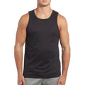 Wholesale Men's Breathable Knitted Casual Gym Tank Tops Cotton String Singlet for Fitness Bodybuilding Training