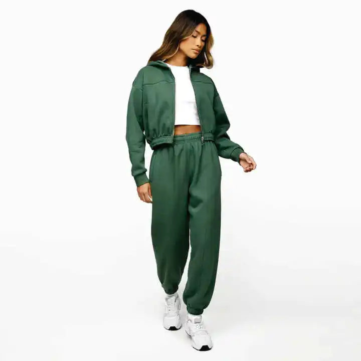 Manufacturers Custom Warm Homewear Loungewear Set Womens Solid 2 Piece Sleep Lounge Wear Pajama Sets Women