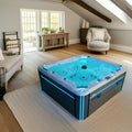 Whirlpools Outdoor Spa Luxury 124pcs Hydromassage Jets CE Approved Outdoor Spa Tubs Jacuzzier Modern Hot Tub with LED Lights