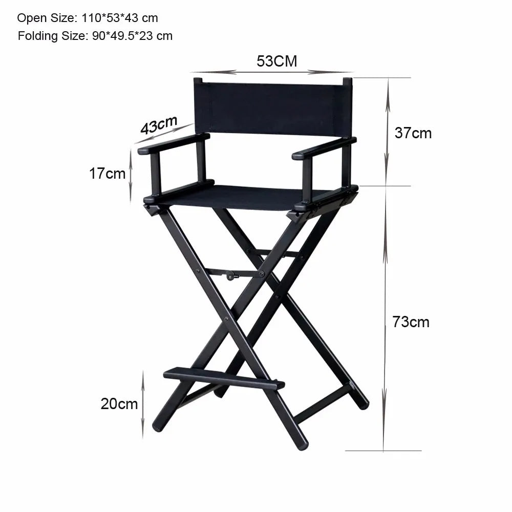 New portable Light Weight foldable photography Tool Make up Chair With Headrest for photo live makeup chair outside