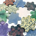 Natural Crystal Mini Carving Home Decoration Crystal Crafts Selenite Snowflake Healing Stones for Christmas Decoration