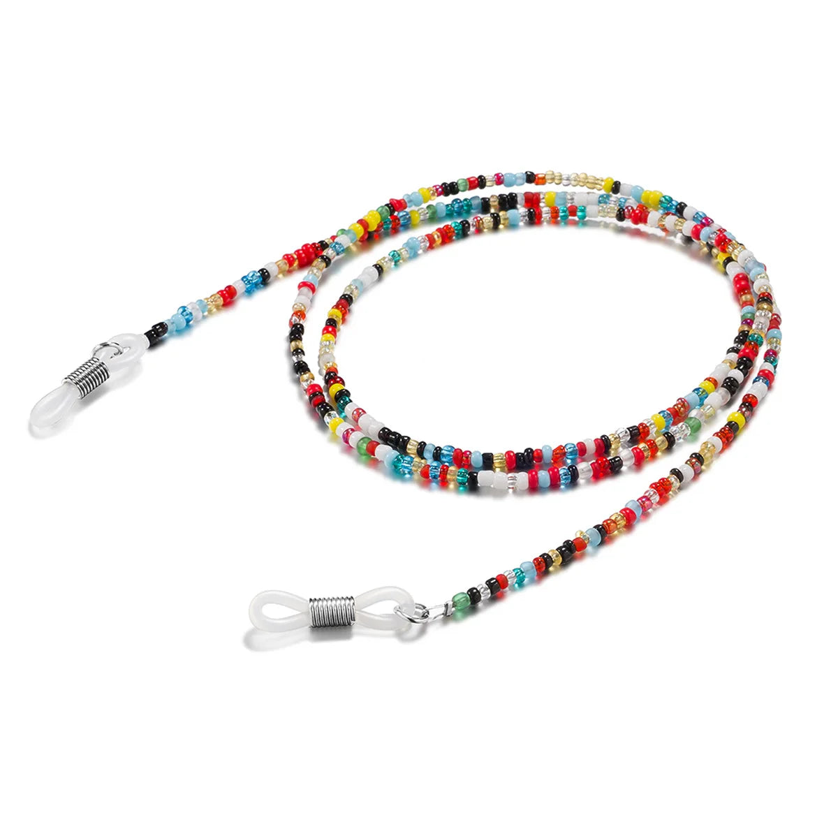 Fashion Europe Women Plastic Acrylic Colorful Seed Beads Sun Glasses Chain Eyewear Neck Cords Eyeglasses Chains Strings