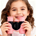 Portable High-definition Mini Outdoor 8x21 Folding Multi-functional ABS Plastic Binoculars Suitable for Children Outdoors.