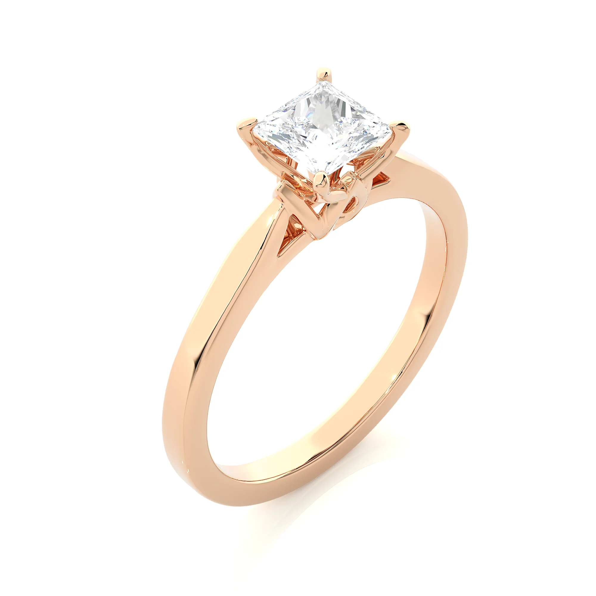 Certified Natural Diamond Ring for Marriage Proposals High Demand 14k Gold Plated Personal Wear Engagement Ring for Her
