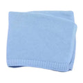 New Type Wholesale Soft 100% Organic Cotton Solid Anti-Pilling Customizable Kids Throw Flannel Knitted Blanket European-American
