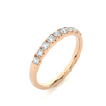 Cut Natural Diamond IGI Certified 14K Gold Plated Engagement Wedding Promise Ring for Women Classic Solitaire Halo Brilliant