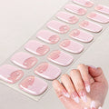 Factory Customized Wholesale Non-toxic Long-lasting Four-color Exquisite Semi-cured Gel Nail Stickers