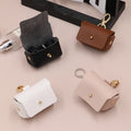 Innovative PU Leather Ring Jewelry Storage Case Elegant Ring Holder With a Clasp Practical Mini Ring Organizer Bag for Gifts