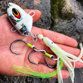 Wholesale Vikinger LF160 Luminous Saltwater Sea Fishing Jigging Lure 100g-300g Metal Lead Jigs Heads Squid Jig