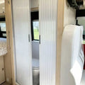 Horizontal Plastic Rolling Shutter Door ABS Tambour Door Kit for Kitchen RV Camper Bathroom MegaBDM