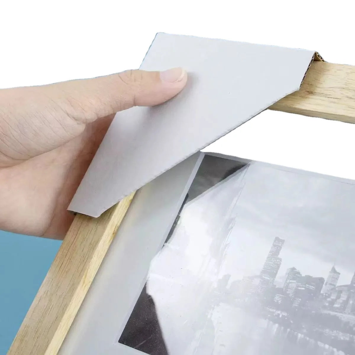 MU Mixed Size Corner Photo Frame Corner Cardboard Protector Corrugated Paper Corner Protector for Photo Frame