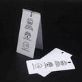Wholesale Screen Printing Custom Logo PVC White Hang Tag