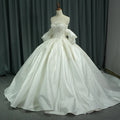 Jancember 6584 Vintage Boat Neck Empire Bridal Ball Gown Wedding Dresses