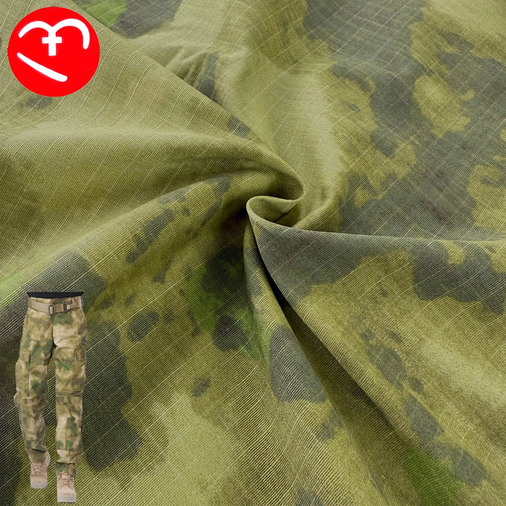Hot Russian FG Jungle Ruins Camouflage Fabric TC 50/50 Polyester Cotton Woven Print Tactical Plaid Tear-Resistant Jacket Pants