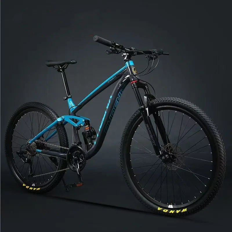 Ready Stock 24 26 27.5 Inch Full Suspension Fork Disc Brake Mountain Bike Road Bikes For Adult
