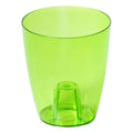 Coubi orchid pot 2.4l. dimensions (mm) 160x160x183 transparent green color