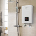 Wall Mounted White Color Touch Control Led Display Shower Hot Water Heater Tankless 50Hz
