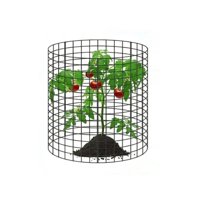 Steel Portable Plant Protector Cage with Wire Mesh Guard for Tomato Vegetable Fruit Plants