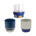 Boasta Polishing Bucket 3L for Jewelry Finishing Machine Steel Pin Capacity 160g Compatible Wet Dry Magnetic System KT-260