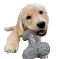 Embroidered Plush Dog Chew Toy Cute Durable Squeaky Pet Teeth Cleaning Play Toy