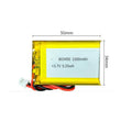 Rechargeable Lipo Lithium Ion Batteries Li-polymer Battery 3.7v 1500mah with JST 2.0mm Connector