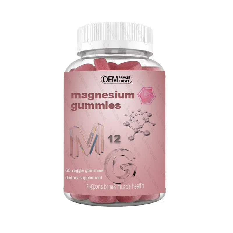 Magnesium Glycinate Gummy Vitamin Sleeping Bear Gummies Magnesium Threonate Gummies Cramp Relaxation OEM Magnesium Glycinate