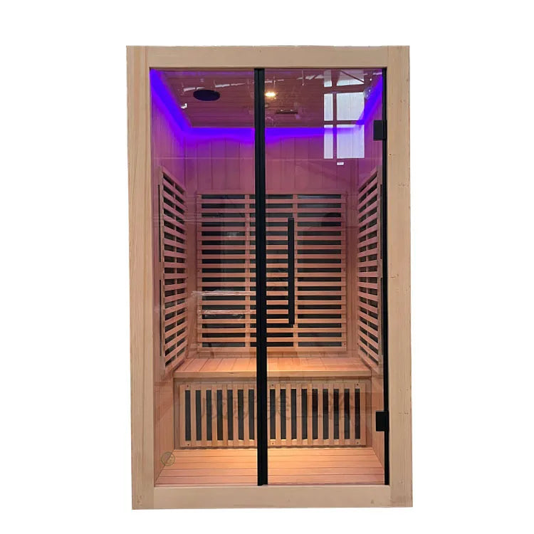 Factory Direct Sales Dry Steam Sauna Room Hammam Canadian Cedar Barrel Traditional Wet Hot Steam Sauna Room