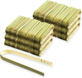 Natural Bamboo Food Clip Cooking Utensils Tea Cup Mini Bamboo Tongs for Toast MegaBDM