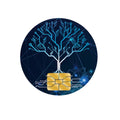 HOONNI HN 1274 1500cc Shungite Life Energy Tree Quantum Shield Anti Radiation Silica Gel Blue 5G EMF Protection Sticker for