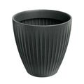 Latia Round MIDL flowerpot 48x48 graphite granite