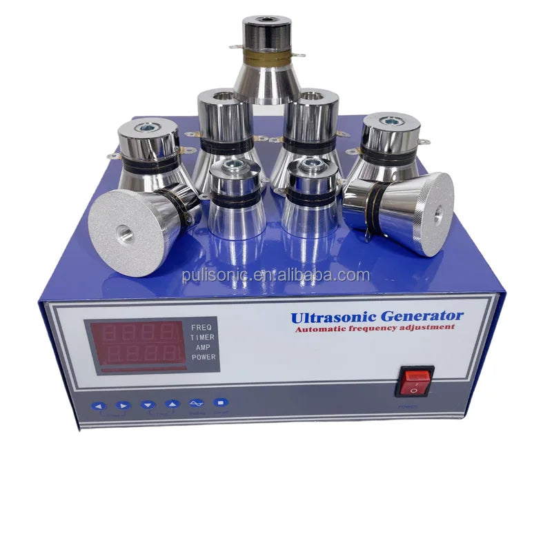 40kHz 2400W Ultrasonic Generator with PLC Control for Korean Cleaning Transducer Systems