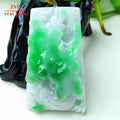Myanmar Natural a Type Jadeite Jade Pendant Bright Green Dragon Brand Emerald Pendant 70.02