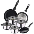 SIP 8pc Cookware Set + SIP CUNE 3-Piece Pan Set 16/20/24