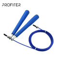 Adjustable Steel Cable Jump Rope with PP Handle for Fitness Training Gym Equipment